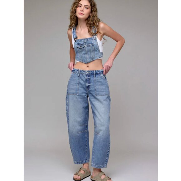 NWT Hidden Los Angeles Sammie Barrel Jeans sz31 - Picture 1 of 12